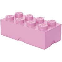 Room Copenhagen-40041738 Ladrillo de almacenamiento de 8 espigas de LEGO- caja de almacenaje apilable- 12 l- Rosa Claro…